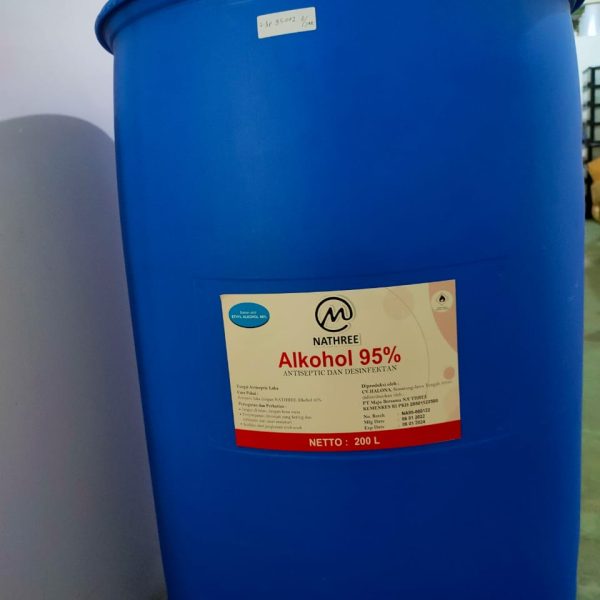 NATHREE Alkohol Antiseptik dan Desinfektan 95 milik PT MAJU BERSAMA NATHREE